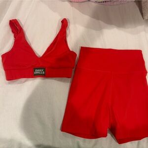 Daily Drills Bold Red Activewear